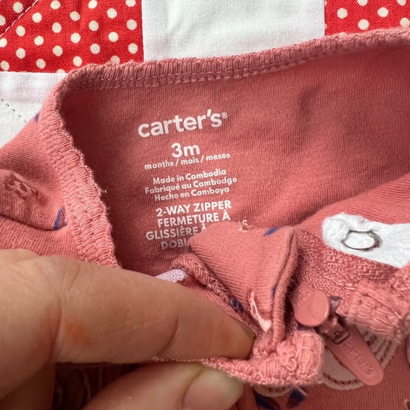 Carters sleepers/pajamas bundle - 3 mo - baby girl - Picture 5 of 6